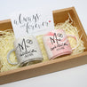 Mr & Mrs Couple Mug Wedding Gift Anniversary Gift Set