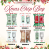 XMAS Christmas Paper Chip Bag Goodies Bag Party Gift