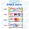 HCD Custom Kinder Bueno HALAL SET OF 4