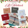 XMAS A5 PU Leather Notebook Note Book Memo Christmas Year End Gift