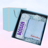 *MDC* Mother's Day Gift Set Embroidery Towel Mini Stainless Steel Flask Tumbler Printed Gift Set