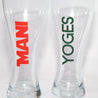 CUSTOMISABLE 630ml Beer Glass Printed