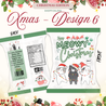 XMAS Christmas Paper Chip Bag Goodies Bag Party Gift
