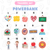 TDC PowerBank in Pink Portable Charger Teacher's Day 20,000mAh