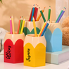 HCD Customisable Cute Pencil Shaped Pencil Stationery Holder Children's Day Gift
