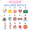 TDC 600ml Plastic Bottle Customised Teacher's Day