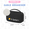 TDC Cable Organiser Wire Organiser Travel Overseas Organizer Charger Teacher's Day