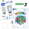 TDC Chip Bag Personalised Message Lip Balm Notebook Pen Set