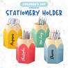 HCD Customisable Cute Pencil Shaped Pencil Stationery Holder Children's Day Gift