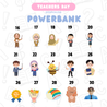 TDC PowerBank in Pink Portable Charger Teacher's Day 20,000mAh