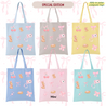 CUSTOMISED Tote Bag Canvas Personalised Name Cute Pastel Shoulder Bag Student Adults