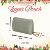 XMAS Year End Gift Zipper Pouch Waterproof Double Zipper Christmas Gift