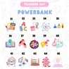 TDC PowerBank in Pink Portable Charger Teacher's Day 20,000mAh