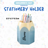 HCD Customisable Cute Pencil Shaped Pencil Stationery Holder Children's Day Gift