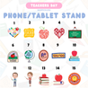 TDC Phone Stand Tablet Stand Teacher's Day Steel Stand