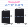 TDC Laptop Sleeve Inner Fleece Carrier 13/14/15/15.6/16 Inch Teacher's Day Gift