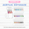 TDC Customised Acrylic Keychain