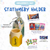 HCD Customisable Cute Pencil Shaped Pencil Stationery Holder Children's Day Gift