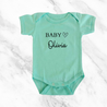 Customised Baby Romper Onesies Personalised Gift