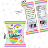 HCD Chip Bag Personalised Message Empty Pack Own Items Package
