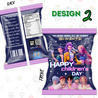 HCD Chip Bag Personalised Message Empty Pack Own Items Package