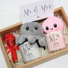 Cute Package Mr & Mrs Couple Mug w Reversible Octopus Soft Toy Wedding Gift Anniversary Gift Set