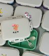 CUSTOMISABLE Kids Children Wheat Material Lunch Box