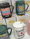 TDC Nordic Style Mug Ceramic Lid Stirrer Teacher's Day Gift