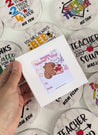TDC Customised Diatomite Coasters Teacher's Day Specials