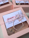 Aurelia Bridesmaid Gift Set Bundle in Pink Party Maid Of Honour Gift Jewellery Box