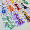HCD Meaningful Gift Keychain Carabiner Double Hook Colourful Macaroon Colours
