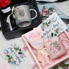 *MDC* Marble Print Mug Mini Artificial Bouquet Mother's Day Gift Set