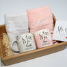 Mr & Mrs Couple Mug Face Towel Bundle Wedding Gift Anniversary Housewarming Gift Set