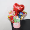 *MDC* Mother's Day Balloon Box Snacks Heart Foil Balloon Box