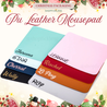 SUPER SALE Random Colour XMAS Year End GIft PU Leather Mousepad